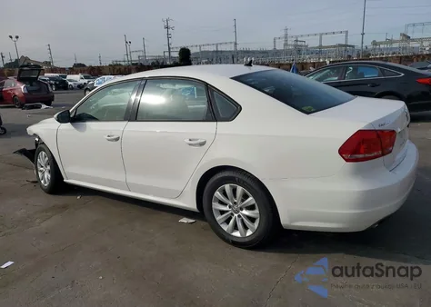 2012 Volkswagen Passat S из США, поврежденный, VIN 1VWAP7A32CC019523
